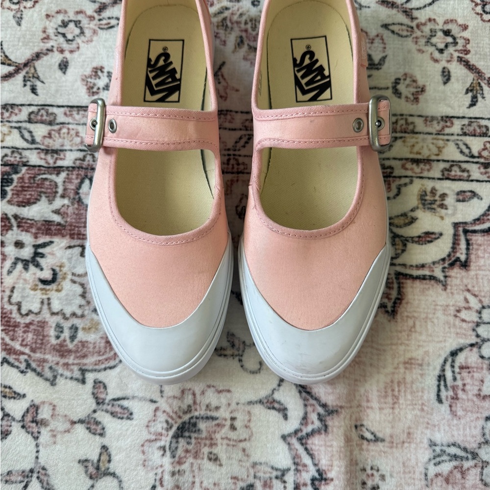 Vans Women's Peach Mary Jane Flat with Buckle - Picture 4 of 4